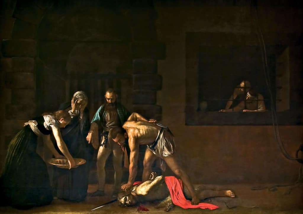 La decapitazione di San Giovanni, Caravaggio