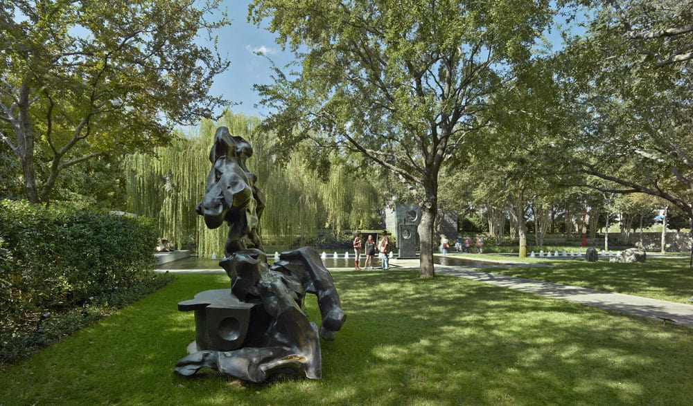 Il giardino del Nasher Sculpture Center di Dallas