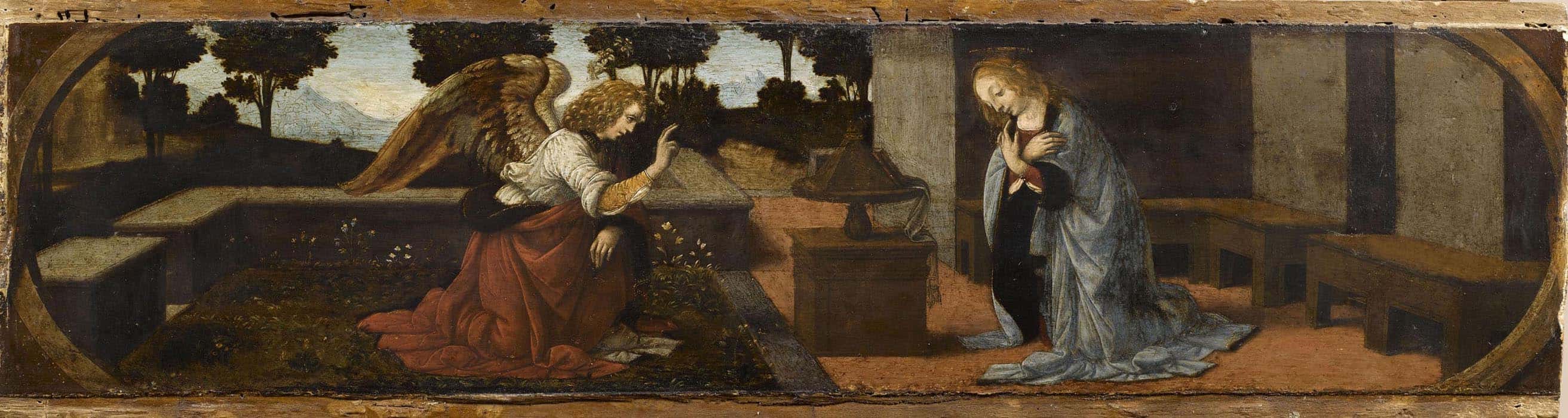 Leonardo Da Vinci (e Lorenzo Di Credi?) Annunciazione (1478-1480 circa) 