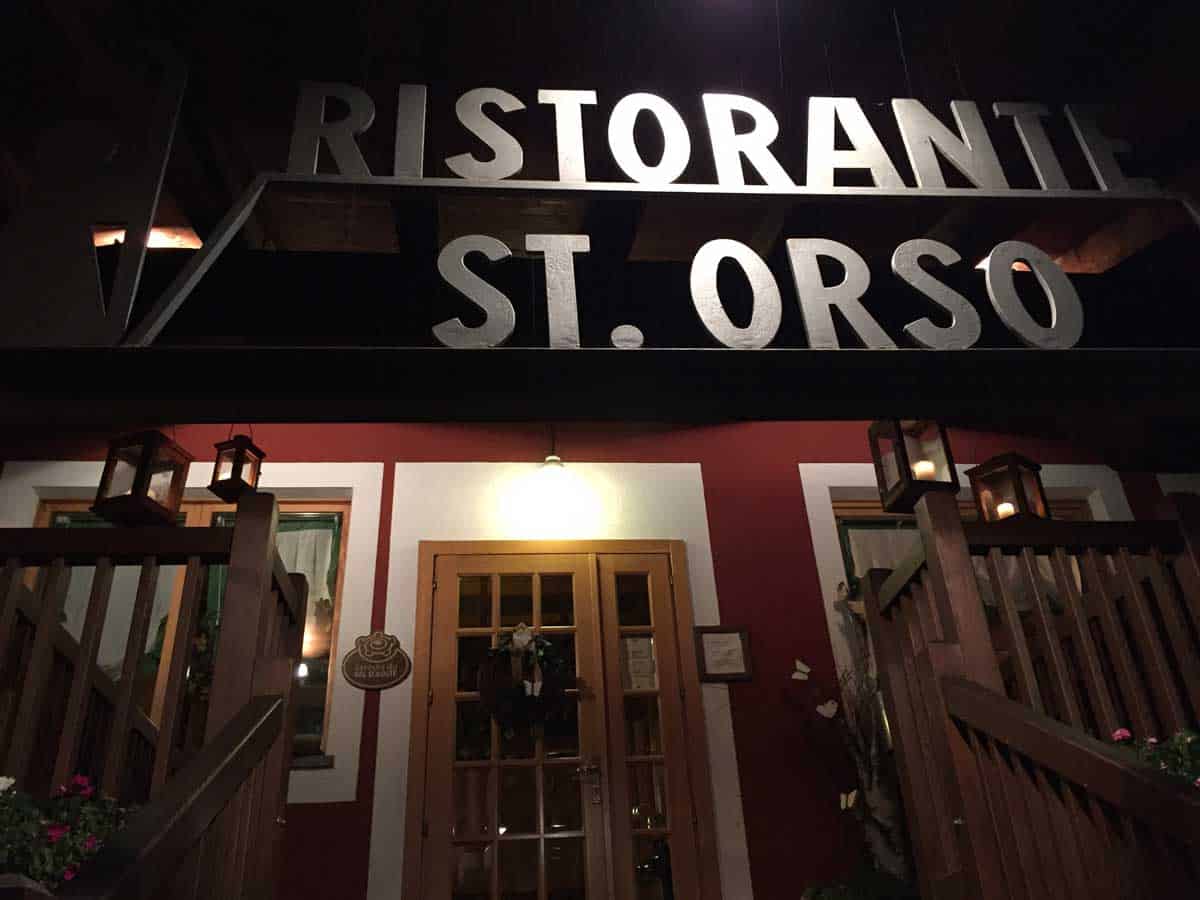 ristorante sant'orso