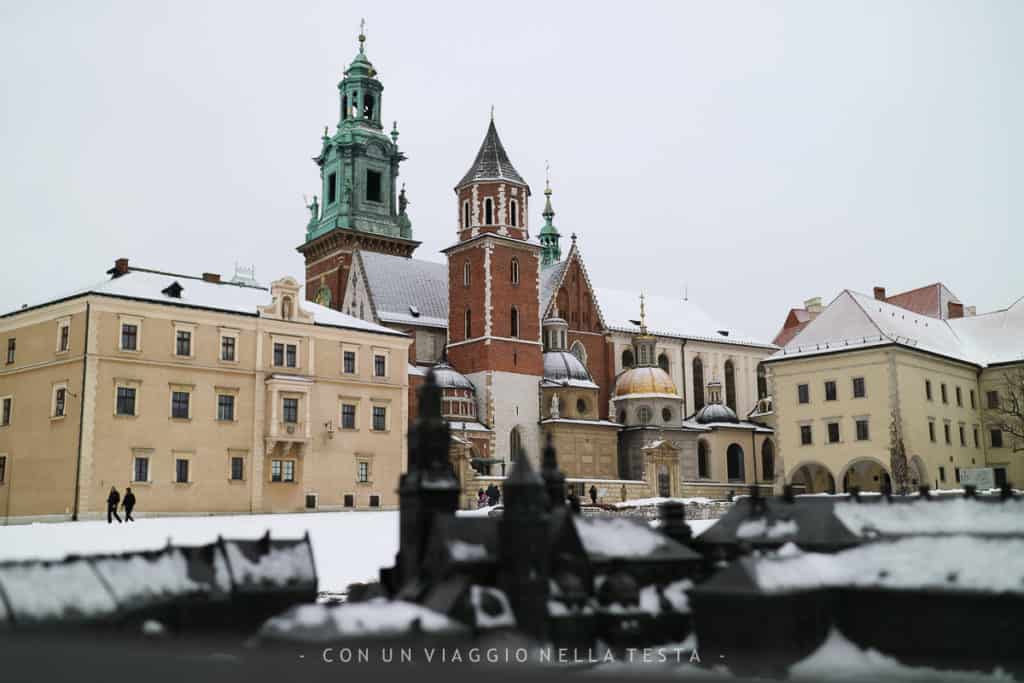 Vista sul Castello di Wawel, uno dei luoghi da visitare a Cracovia