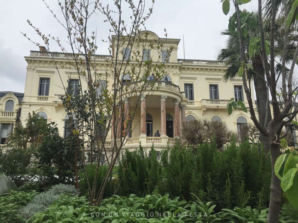 La Villa Rothschild di Cannes, sede di uno dei giardini effimeri in concorso per il Festival dei Giardini