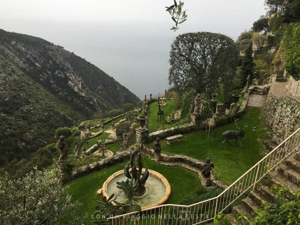 I giardini terrazzati de Le Chevre d'Or