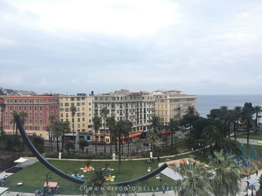 Vista sui giardini dall'alto (dalla Terrazza del Boscolo)