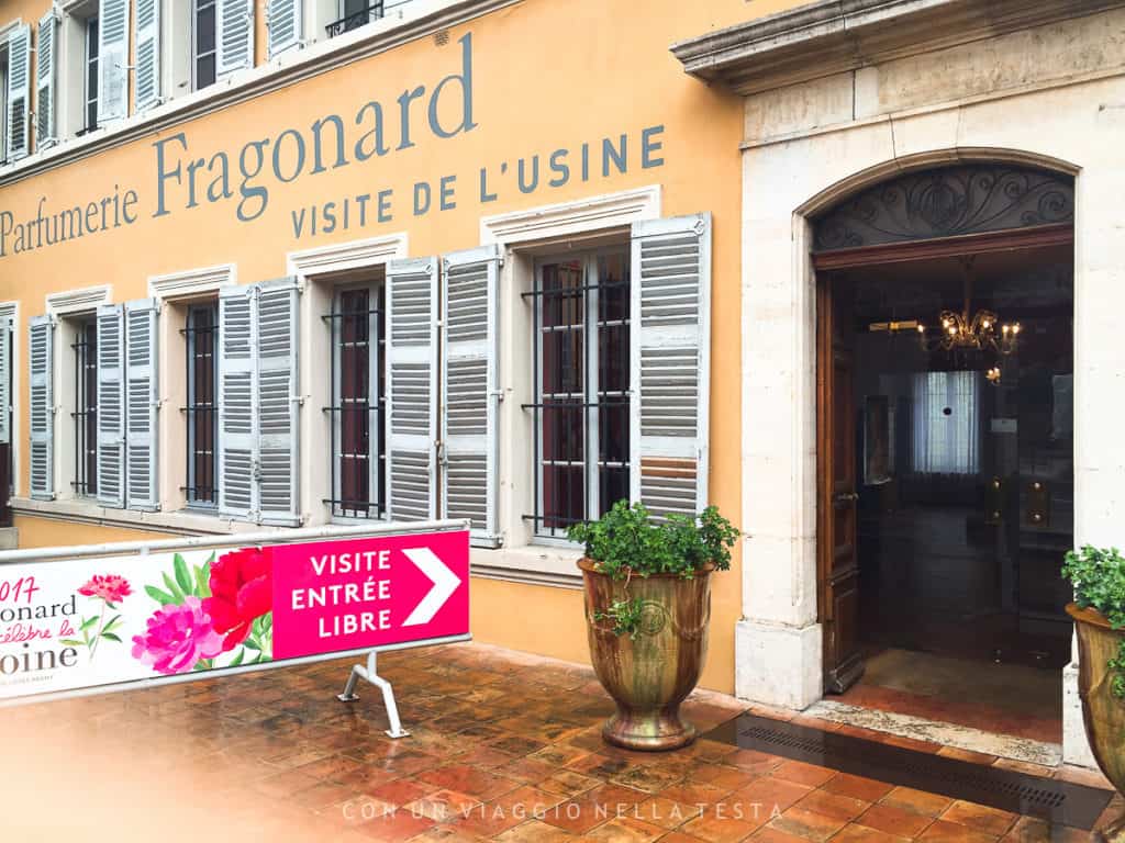 Fragonard - l'ingresso del museo del profumo a Grasse