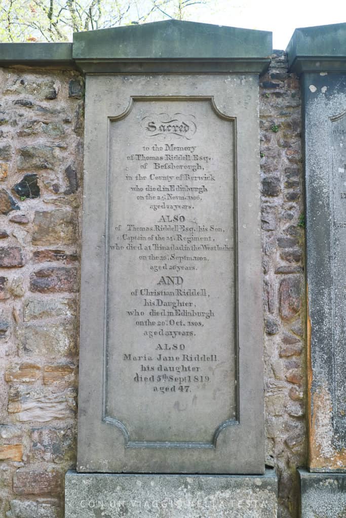 greyfriars edimburgo cimitero