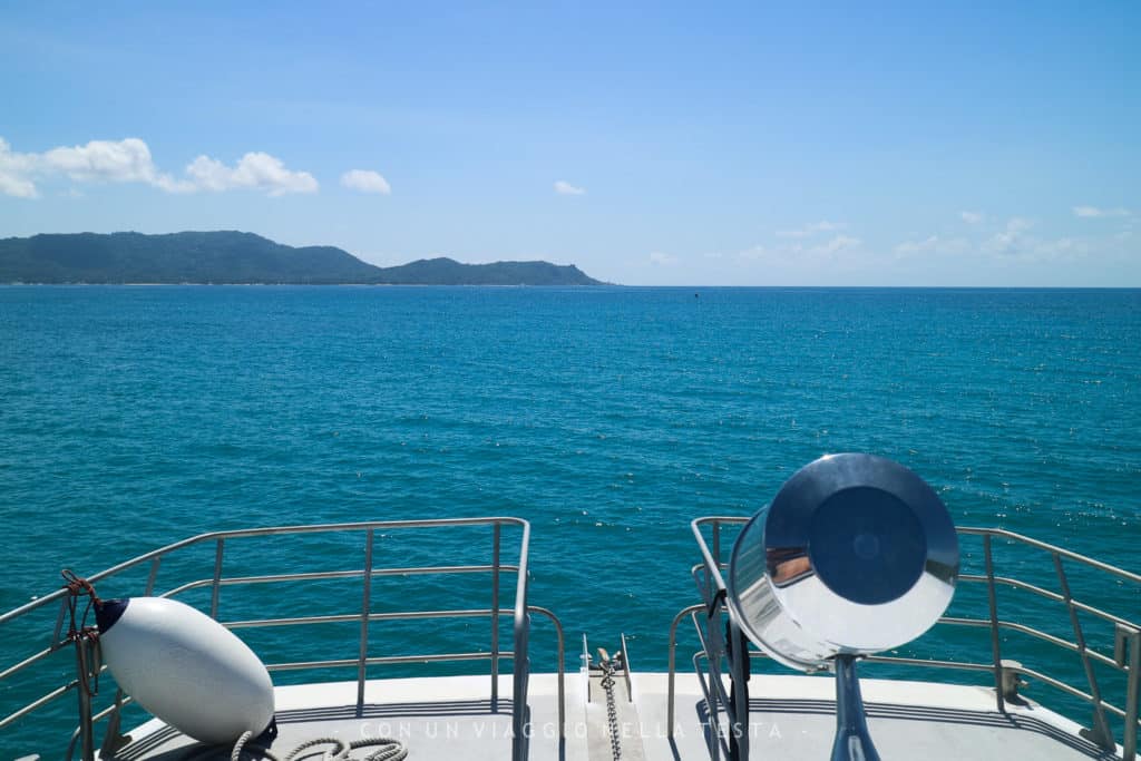 A La Digue in un giorno si arriva in traghetto da Praslin