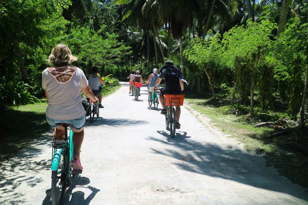 la digue in un giorno in bicicletta