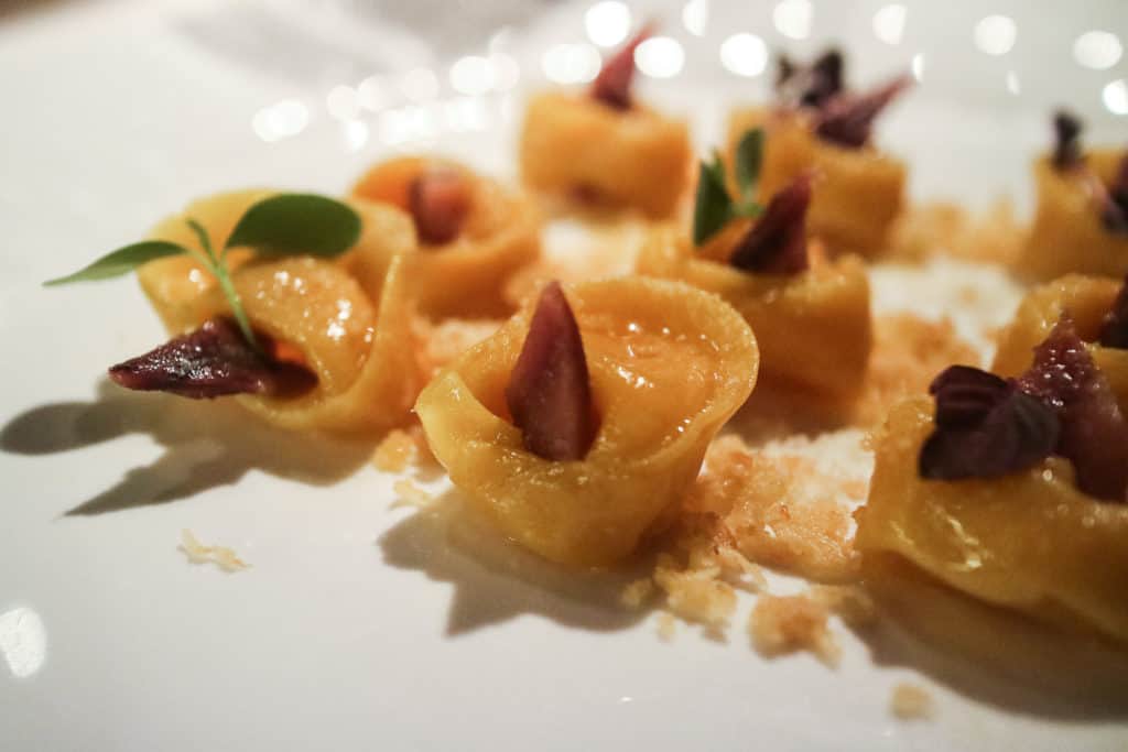 Hosteria La cave Cantù, i ravioli di zucca del manu autunna