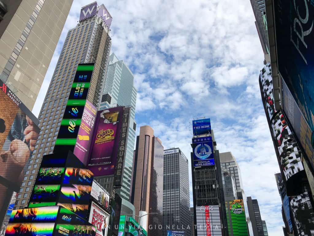 cose da fare a new york in estate times square