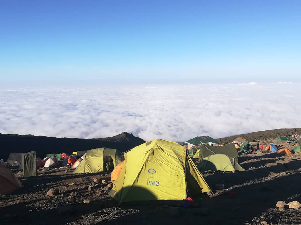 trekking sul kilimangiaro karanga camp