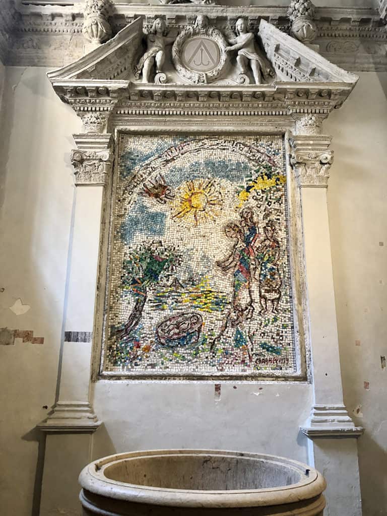 chagall mosaico vence